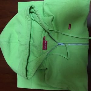 Supreme Small Box Logo Zip Up Hoodie